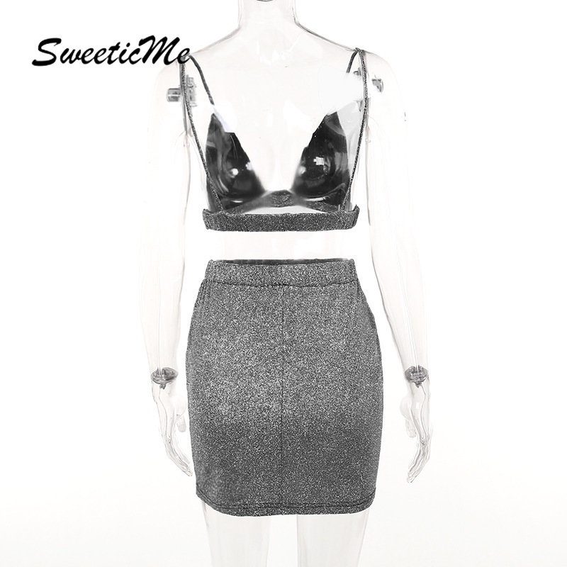 Bộ Áo Cổ Chữ V Khoét Sâu Màu Trơn Phối Chân Váy Ngắn Ôm Dáng Thời Trang 2023 Cho Nữ