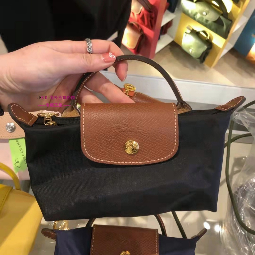LONGCHAMP Túi Xách Mini 100% Le Pliage Có Tay Cầm