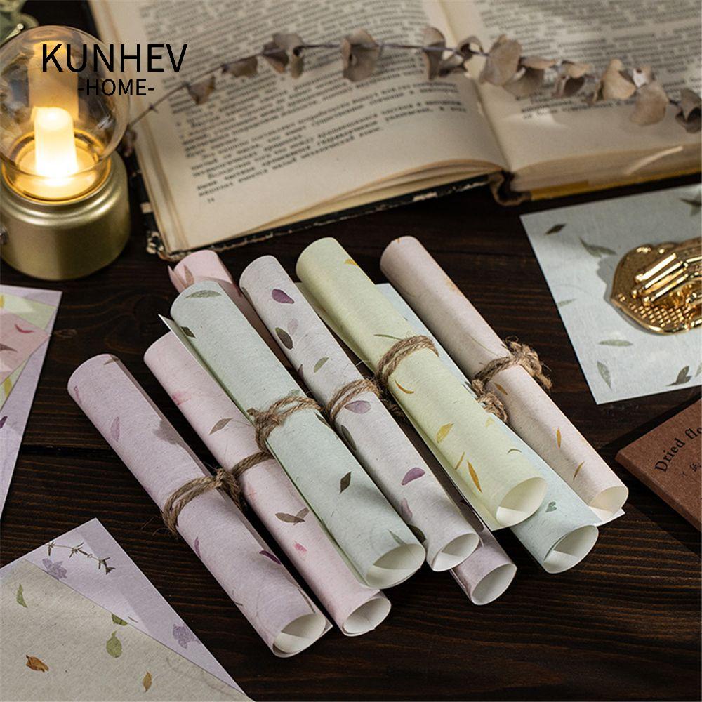 KUNHEV Set 30 Tờ Giấy Ghi Chú / Sổ Tay Phong Cách Retro Sáng Tạo