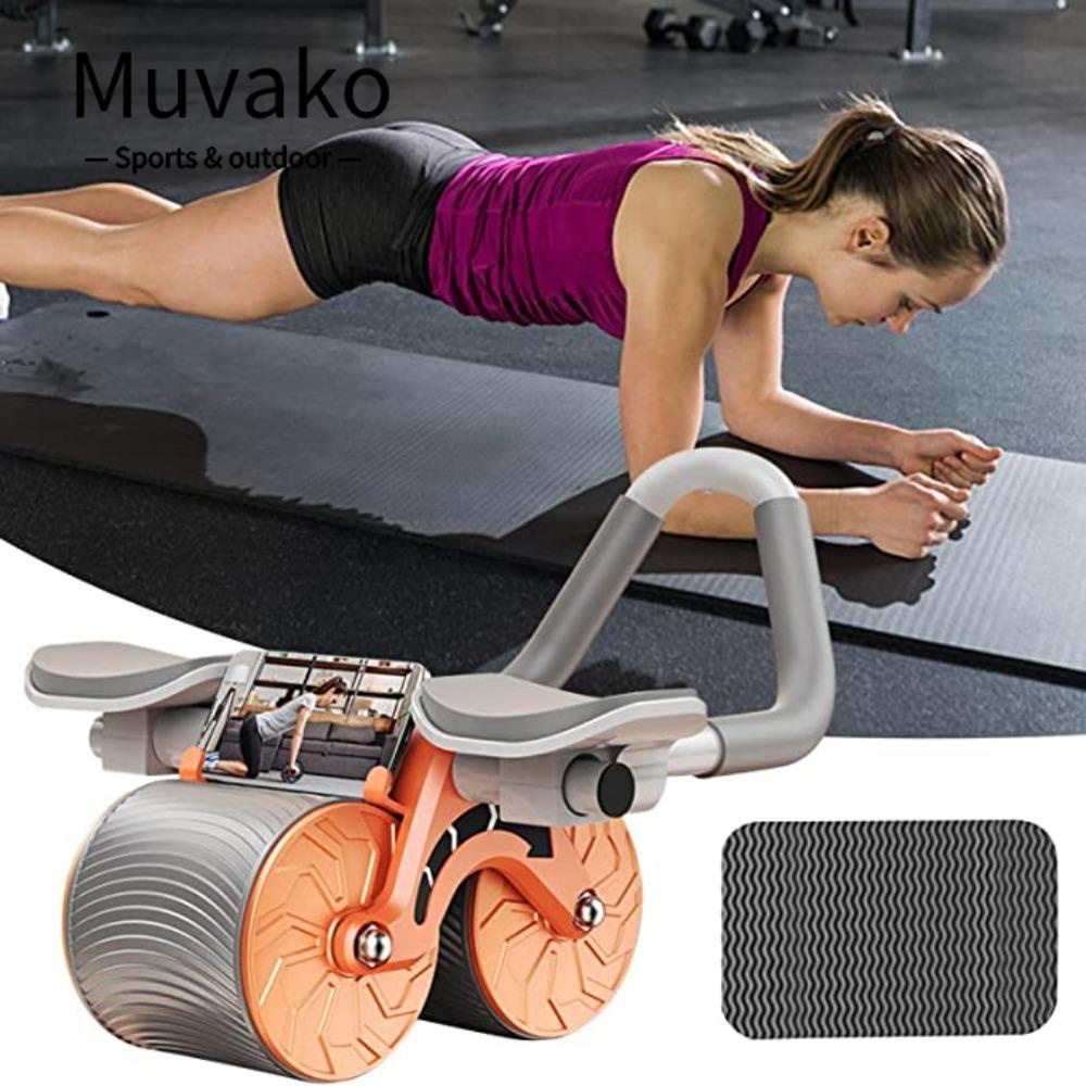 MUVAKO Bánh Xe Lăn Bằng Abs Kèm Giá Đỡ Điện Thoại Tự Động Tiện Dụng