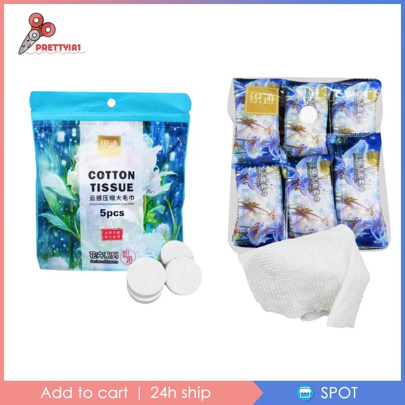 Khăn Mặt Nén Prettyia1] Mềm Mại Trọng Lượng Nhẹ Di Động Cho Hoạt Động Ngoài Trời / Đi Bộ Đường Dài / Tập Gym