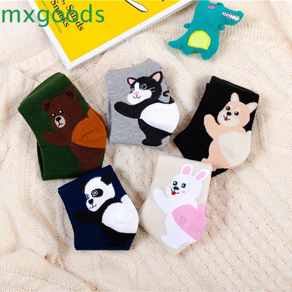 MXGOODS Vớ In Họa Tiết Động Vật Hoạt Hình Dễ Thương Thời Trang Cho Bé Gái