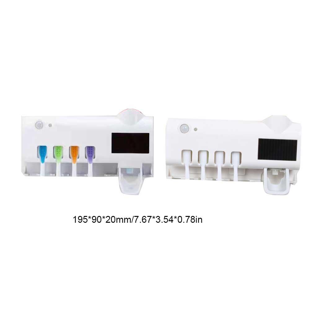 Giá Đỡ Bàn Chải Đánh Răng Bằng ABS Sạc Pin USB Chống Bụi Tiện Dụng
