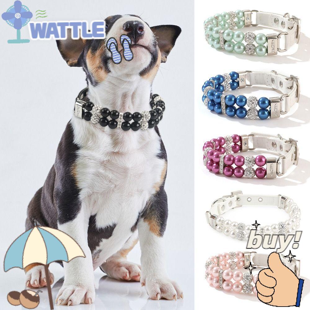 WTTLE Chó WTTLE|Trang Sức Vòng Cổ Mèo Phụ Kiện.|Mặt Dây Chuyền Hình Kim Cương