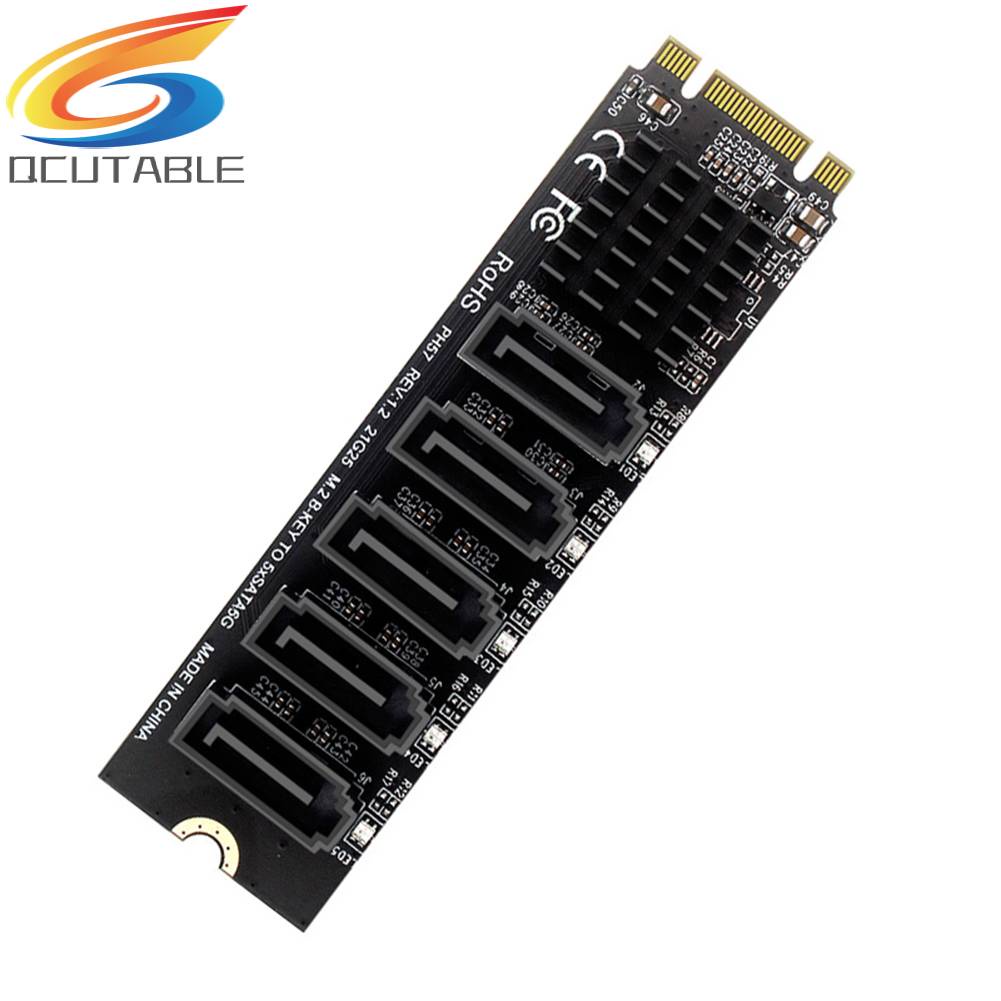 Cáp ChuyểN ĐổI M.2 NGFF B-Key Sata Sang SATA3 6Gbps JM575 Chipset