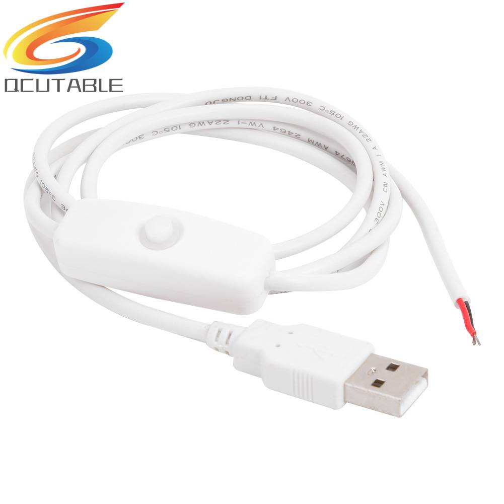 Cáp ChuyểN ĐổI Mở RộNg 1m 5V 2 Pin USB 2.0 DIY VớI Công TắC