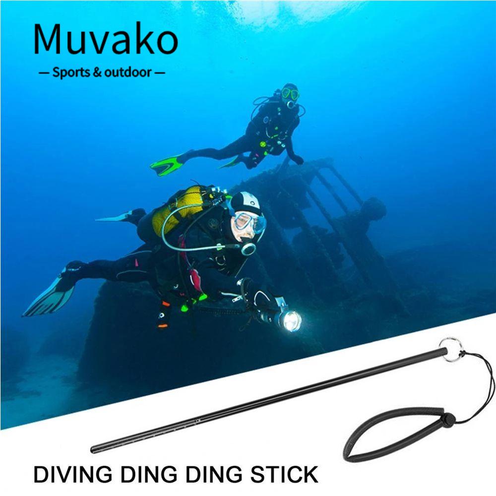 MUVAKO Gậy Lặn Tôm Hùm Kèm Dây Cao Su Chống Ồn Tiện Dụng