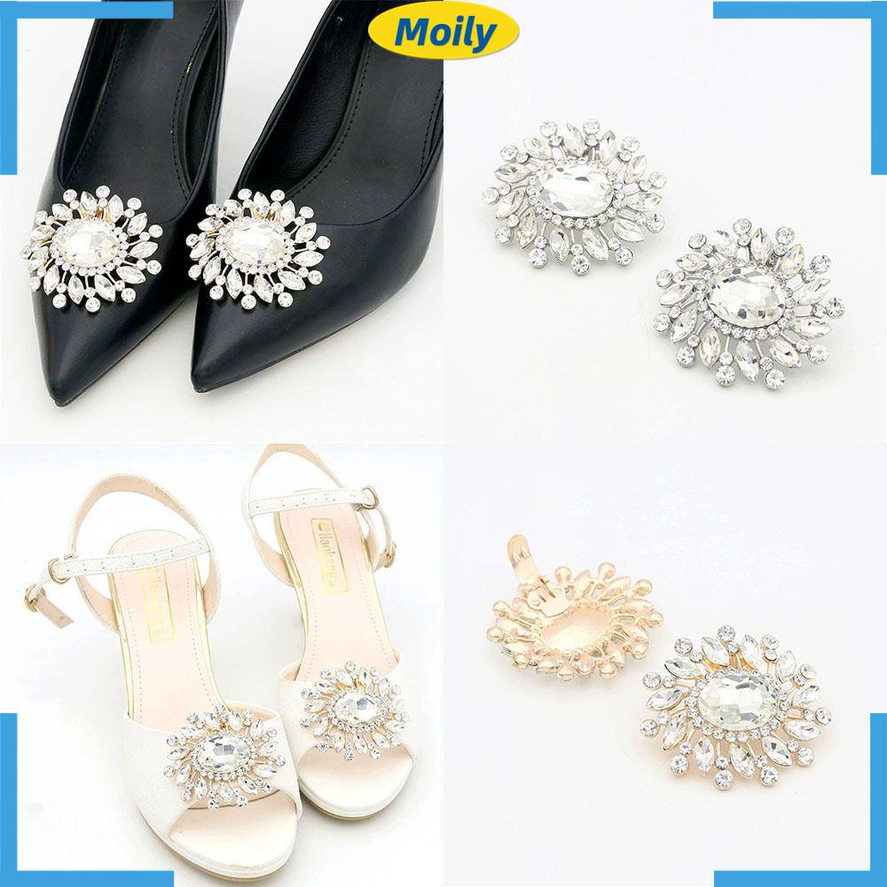 MOILYVN 1 Cái Kẹp Giày Trang Trí|Giày Cao Gót Cô Dâu Cài Khóa Trẻ Trung Quyến Rũ