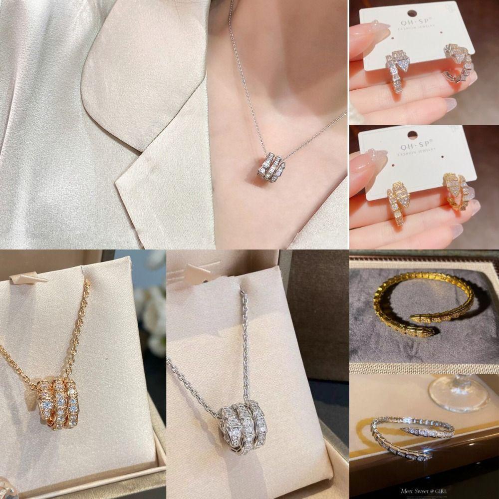 DANILO Vòng cổ Hình Rắn Bằng Đồng Độc Đáo Thời Trang Đường Phố Hàn Quốc