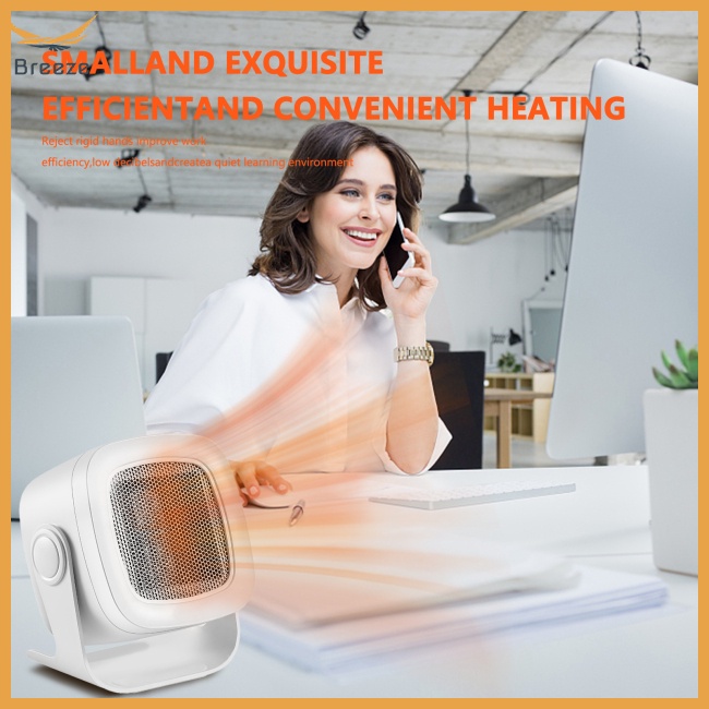 Quạt Sưởi 800w 45db Góc Rộng 90 Độ Ít Ồn Tiện Dụng Cho Phòng Khách / Phòng Ngủ / Văn Phòng