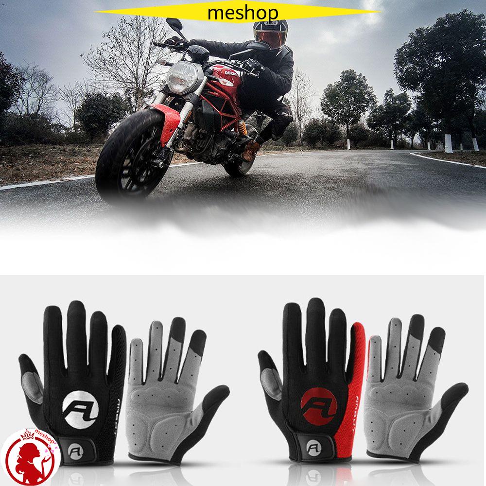 ME Bộ 2 Găng Tay Gel Đệm Mô Tô / Xe Đạp Địa Hình ATV Chống Trượt Có Thể Chạm Màn Hình Cảm