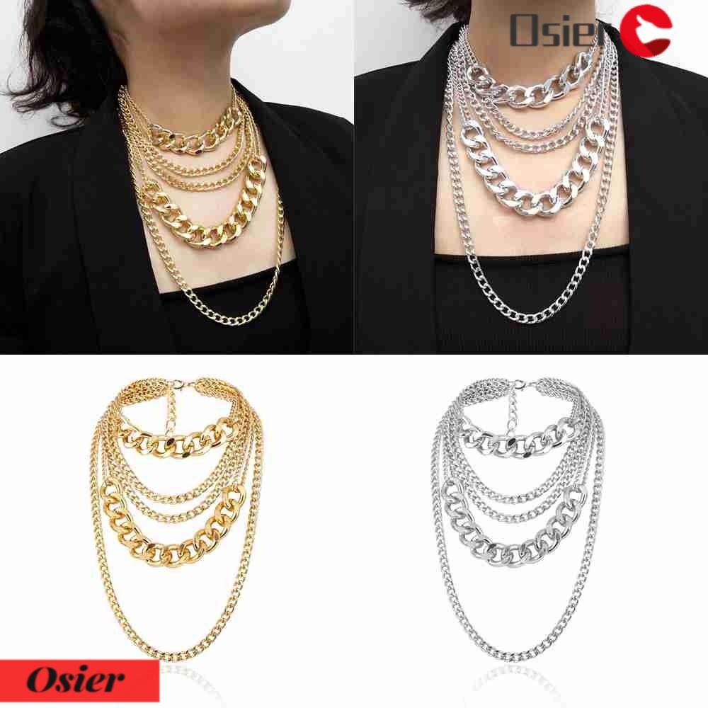 OSIER1 Vòng Cổ Thời Trang Phong Cách Punk Cho Nữ