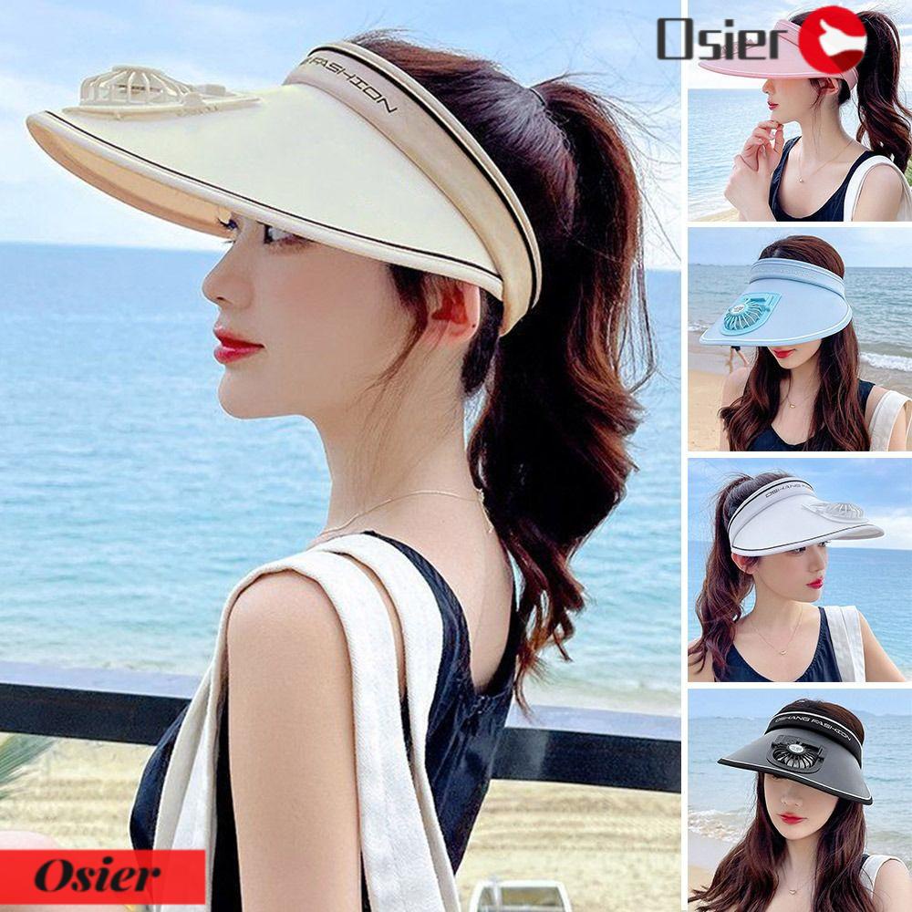 OSIER1 Mũ Lưỡi Trai Nửa Đầu Che Nắng Thời Trang Mùa Hè