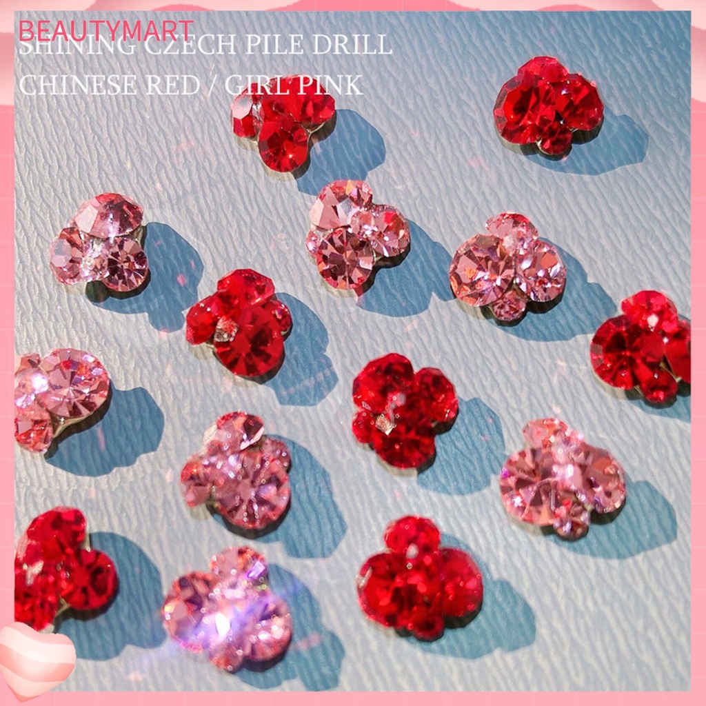 Set 5 Phụ Kiện Đính Đá 3D Trang Trí Móng Tay Nghệ Thuật DIY