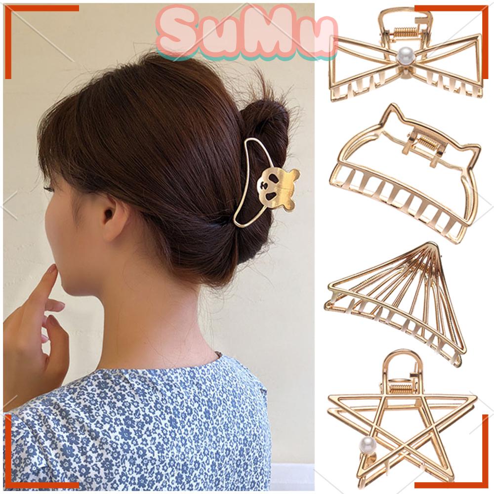 SUMU Kẹp Tóc Kim Loại Thời Trang Cho Nữ