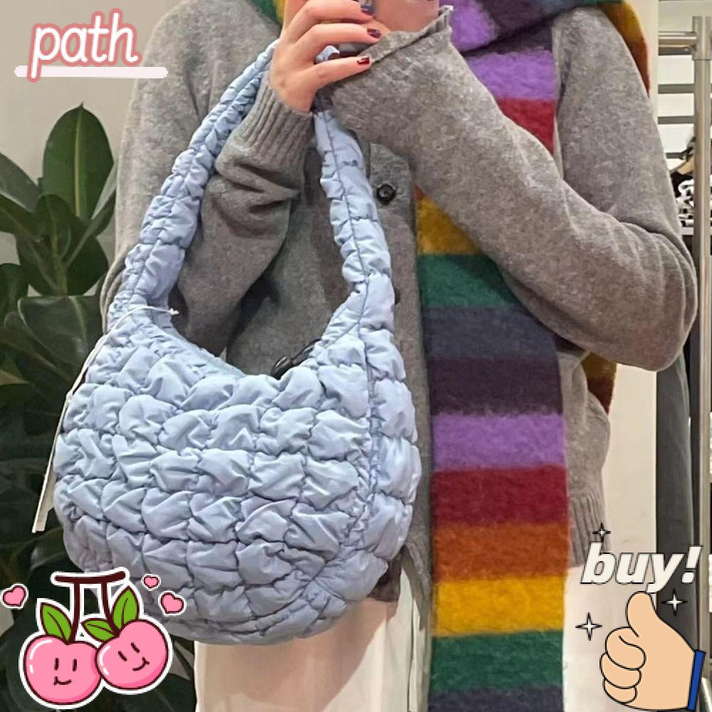 PATH Túi Xách Cotton Họa Tiết Sọc Caro Phong Cách Boho