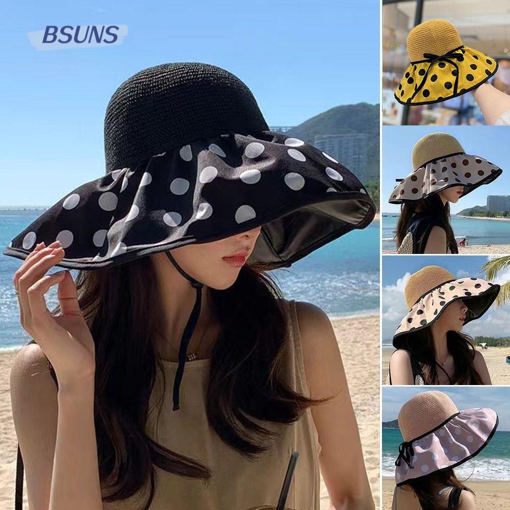 BSUNS Mũ Bucket Che Nắng Chống Tia UV Có Thể Gập Lại Tiện Dụng Cho Nữ