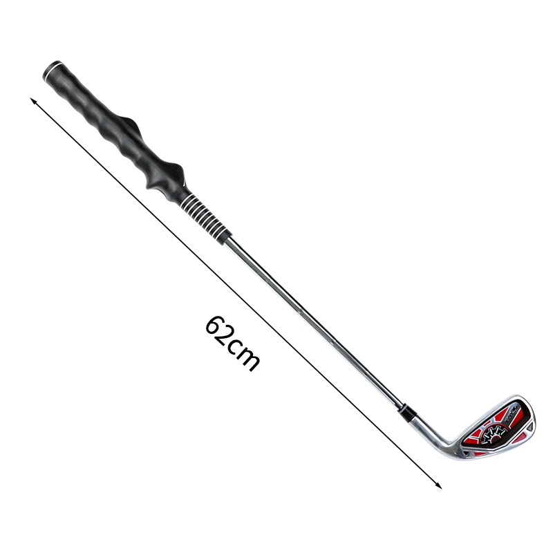 Golf số 7 Iron Golf Swing Practice Club Câu lạc bộ luyện tập trong nhà 62cm Thanh ngắn Cao su Tay cầm hợp kim kẽm Đầu crom Molypden Thép chỉnh sửa thân tay cầm Thanh sắt