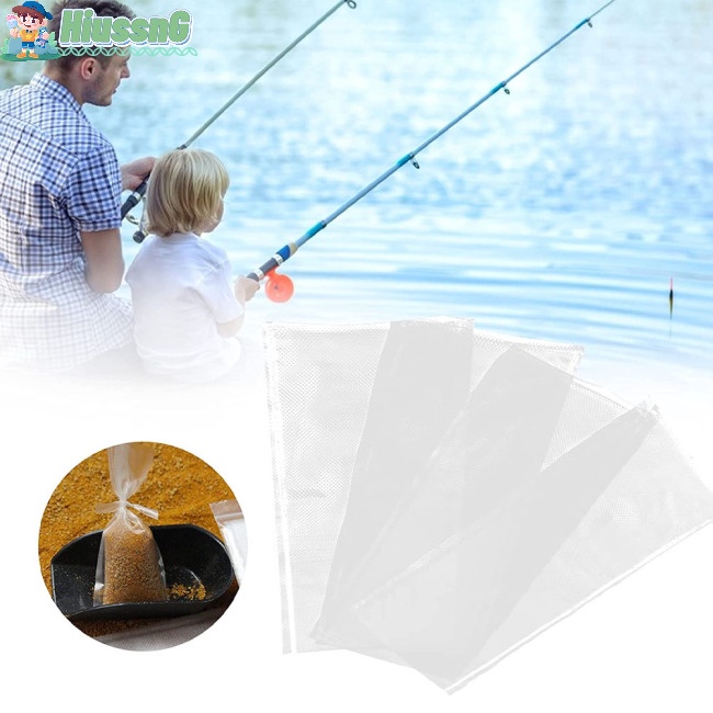 100 Túi Đựng Mồi Câu Cá Trong Suốt 3 Kích Cỡ