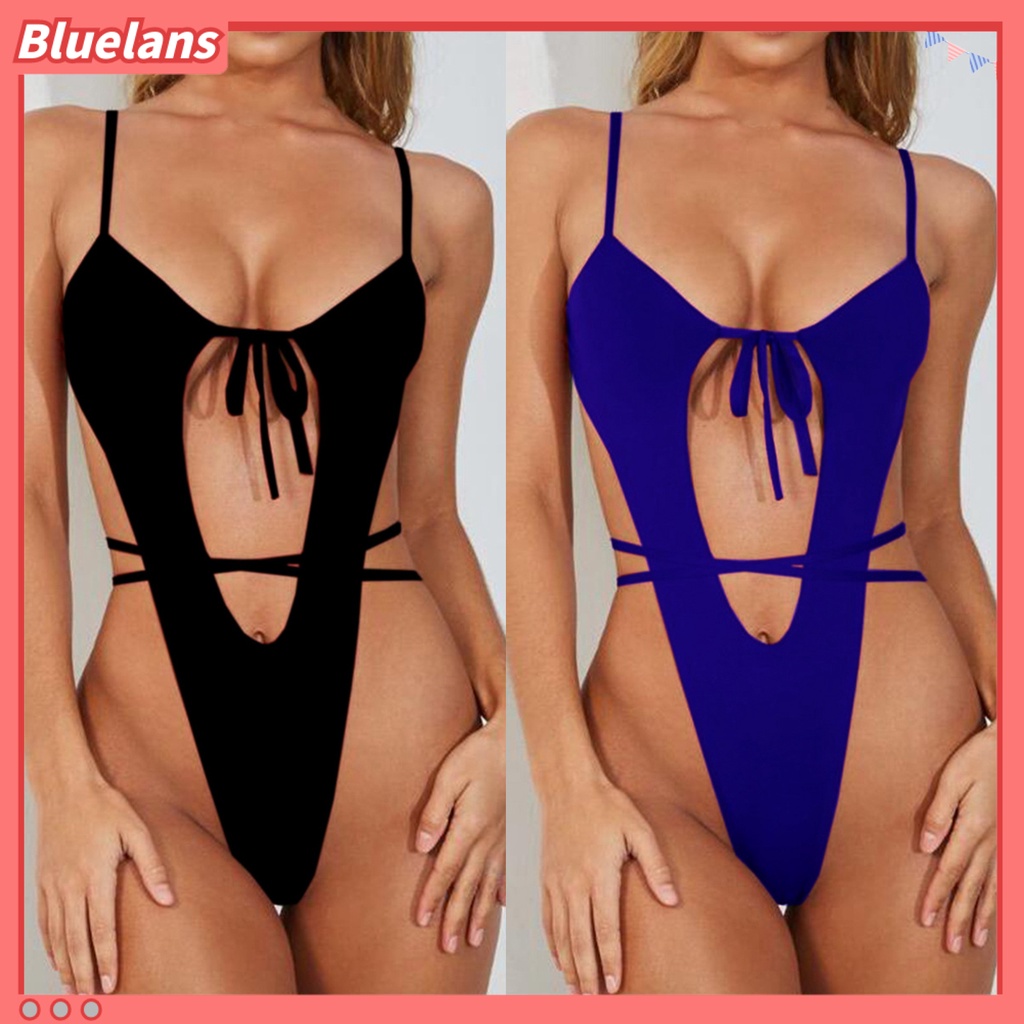 [BLS] Đồ Bơi Một Mảnh Ôm Dáng Dây Buộc Gợi Cảm Mùa Hè Bền Cho Nữ