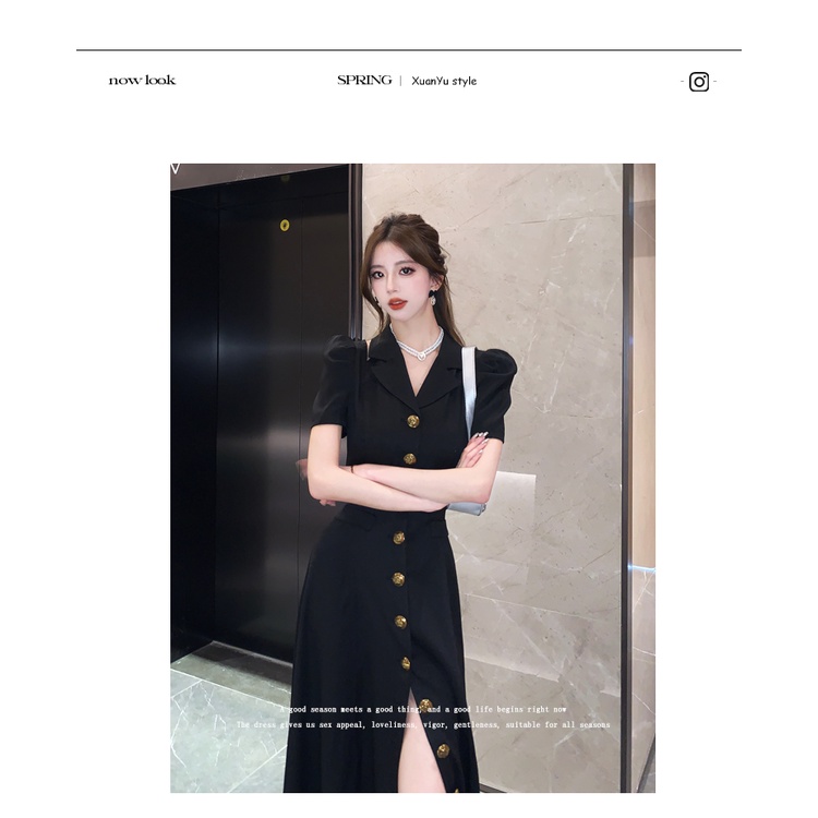 Ảnh Thật + Hàng Có Sẵn Đầm Phù Hợp Với Mùa Hè Dòng Royal Sister Cao Cấp Kiểu Pháp