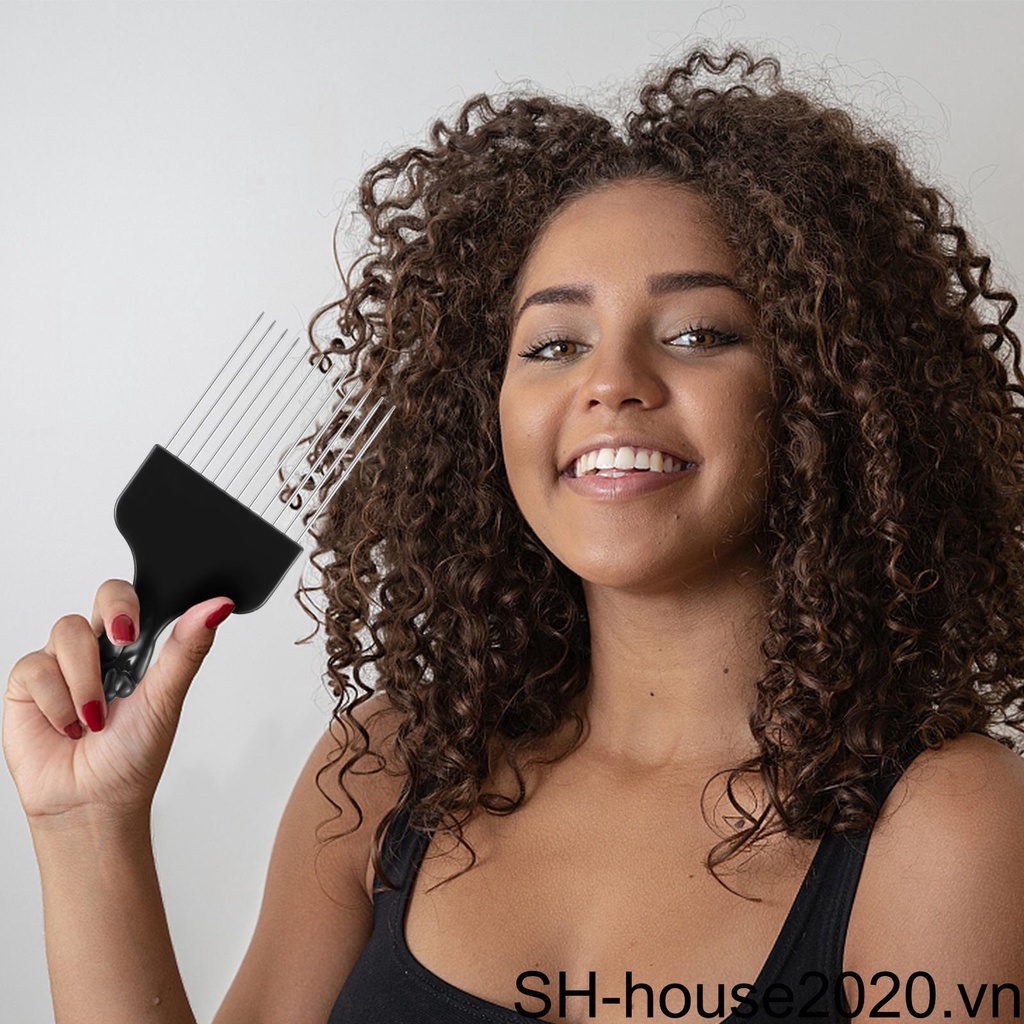 Lược Răng Thưa Bằng Thép Không Gỉ Tạo Kiểu Tóc Cho Nữ