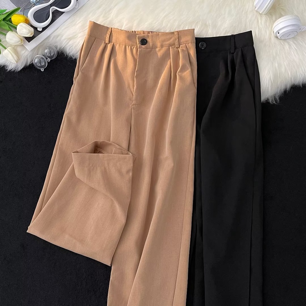 Quần Dài Ống Rộng Phong Cách Đường Phố vintage Thời Trang Nam