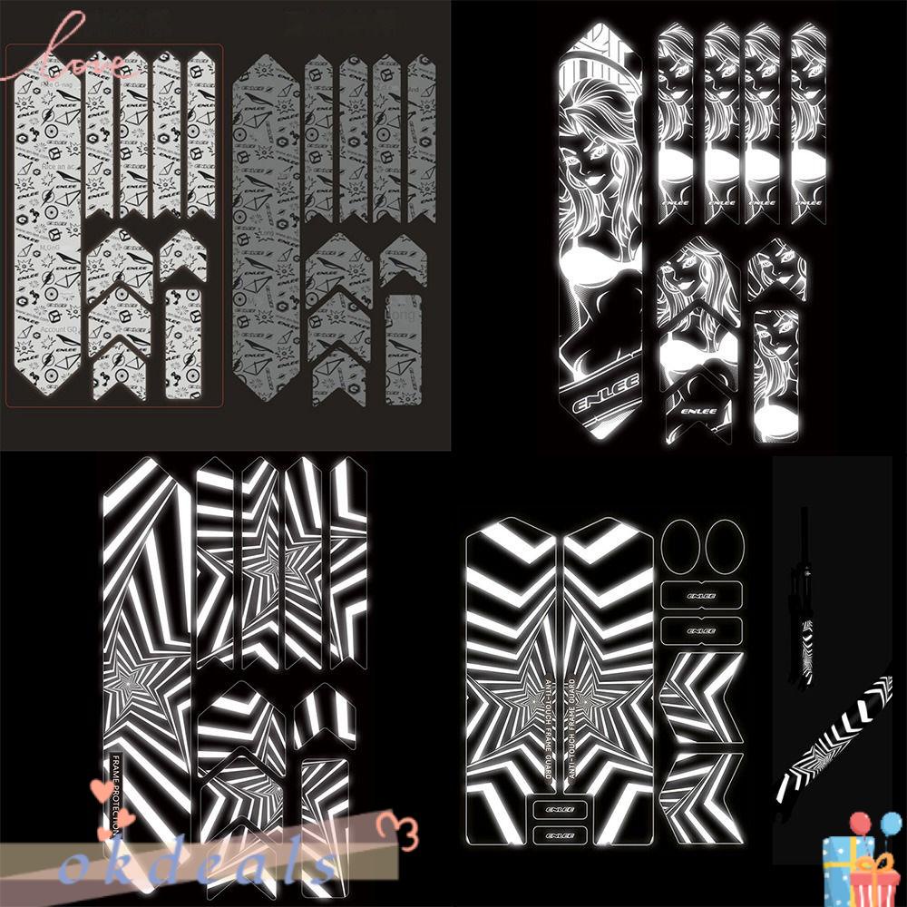 OKDEALS Miếng Dán 3D Bảo Vệ Khung Xe Đạp Leo Núi Tháo Rời Được Tiện