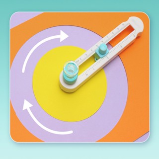 Dụng Cụ Cắt Hình Tròn mini Đa Năng Có Thể Điều Chỉnh Dùng Làm Thẻ Thủ Công