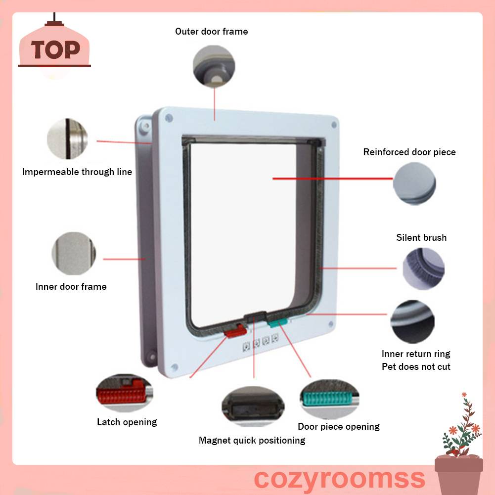 Khóa Cửa Nam Châm Bằng Nhựa Tiện Lợi Dành Cho Nhà Cửa