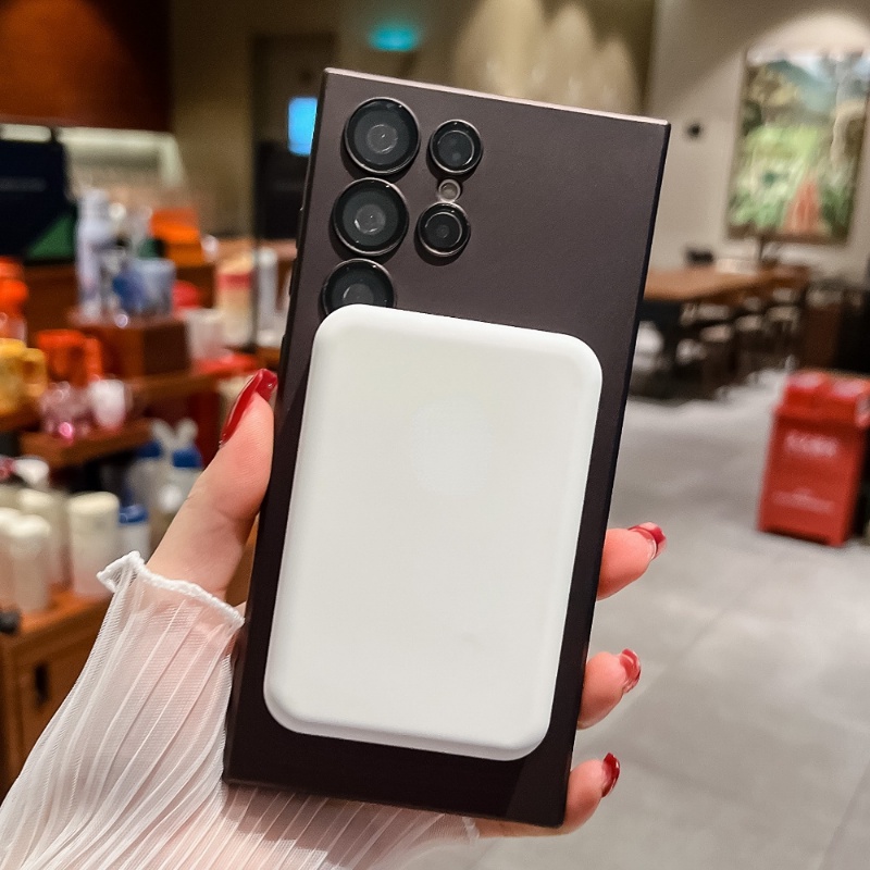 Ốp Điện Thoại Nam Châm Không Dây Sang Trọng Cho Samsung Galaxy S23 S22 S21 S20 Ultra Plus FE