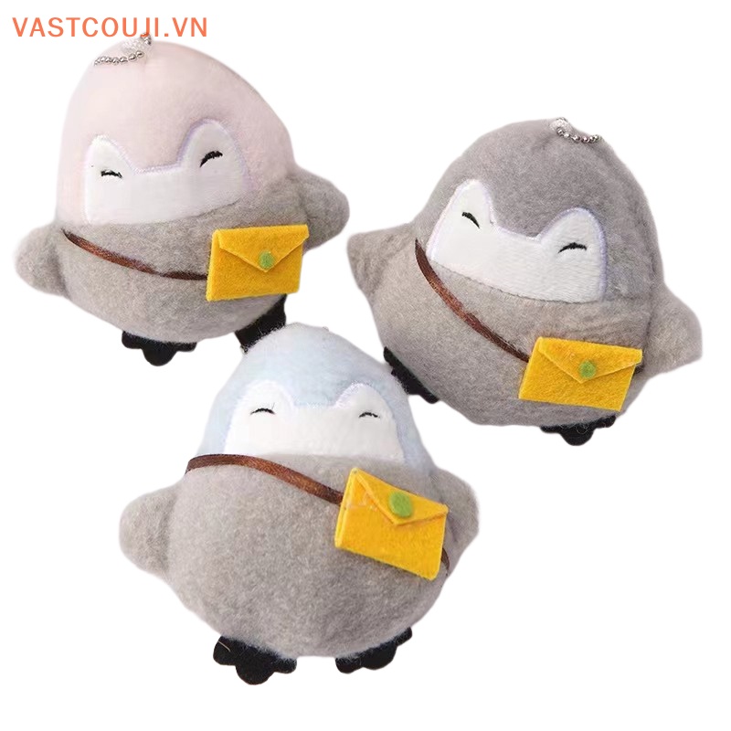 Móc Khóa Hình Chim Cánh Cụt Nhồi Bông Đáng Yêu