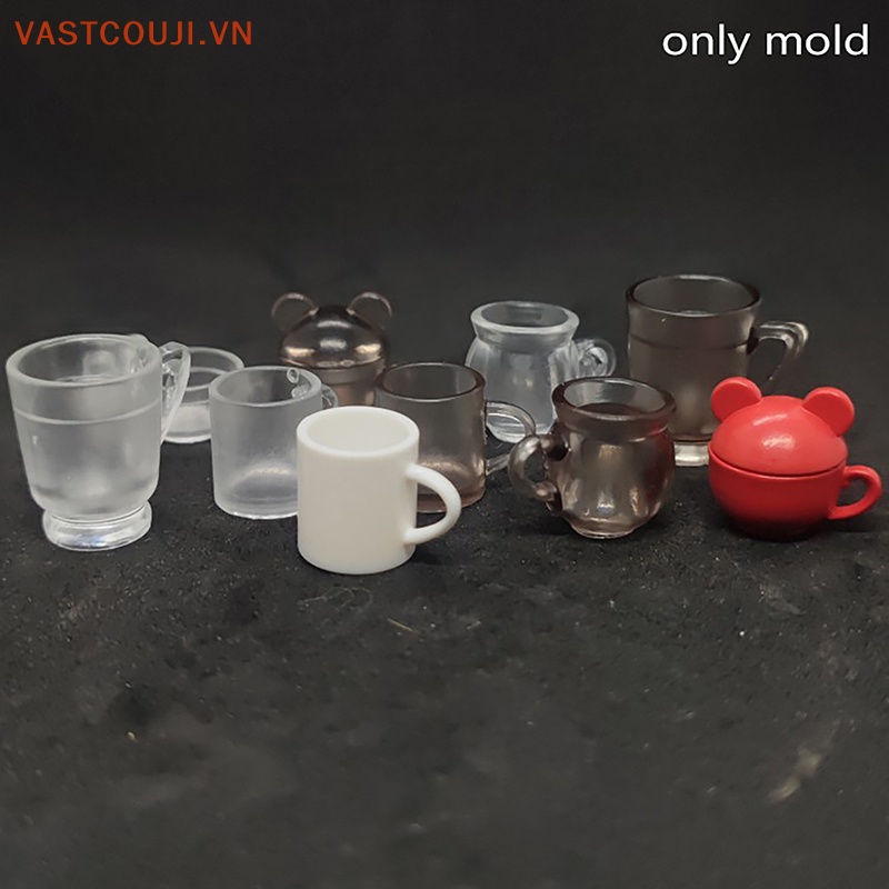 Bộ Cốc Uống Nước Bằng Silicon Dùng Trang Trí Nhà Búp Bê