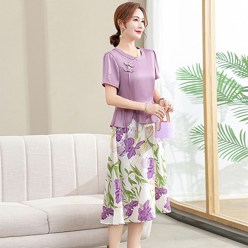 Đầm Thiết Kế Mới Thời Trang Mùa Hè Dành Cho Phụ Nữ Trung Niên Từ 40-50 Tuổi