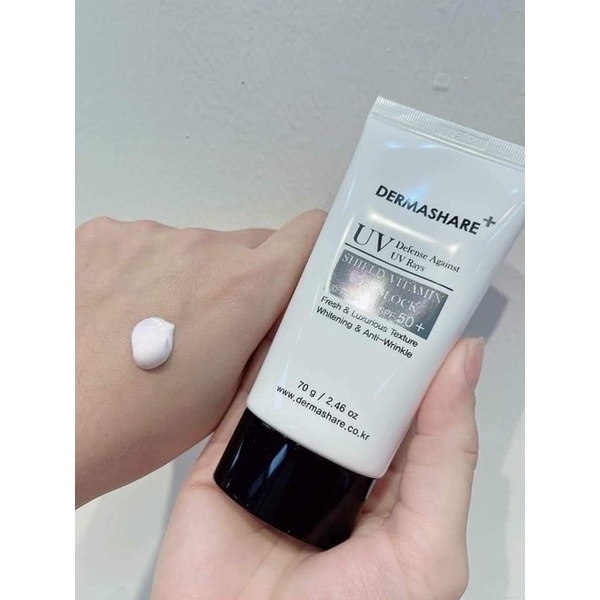 Kem Chống Nắng Dermashare UV Shield Vitamin Sun Block PA++++ Spf 50+