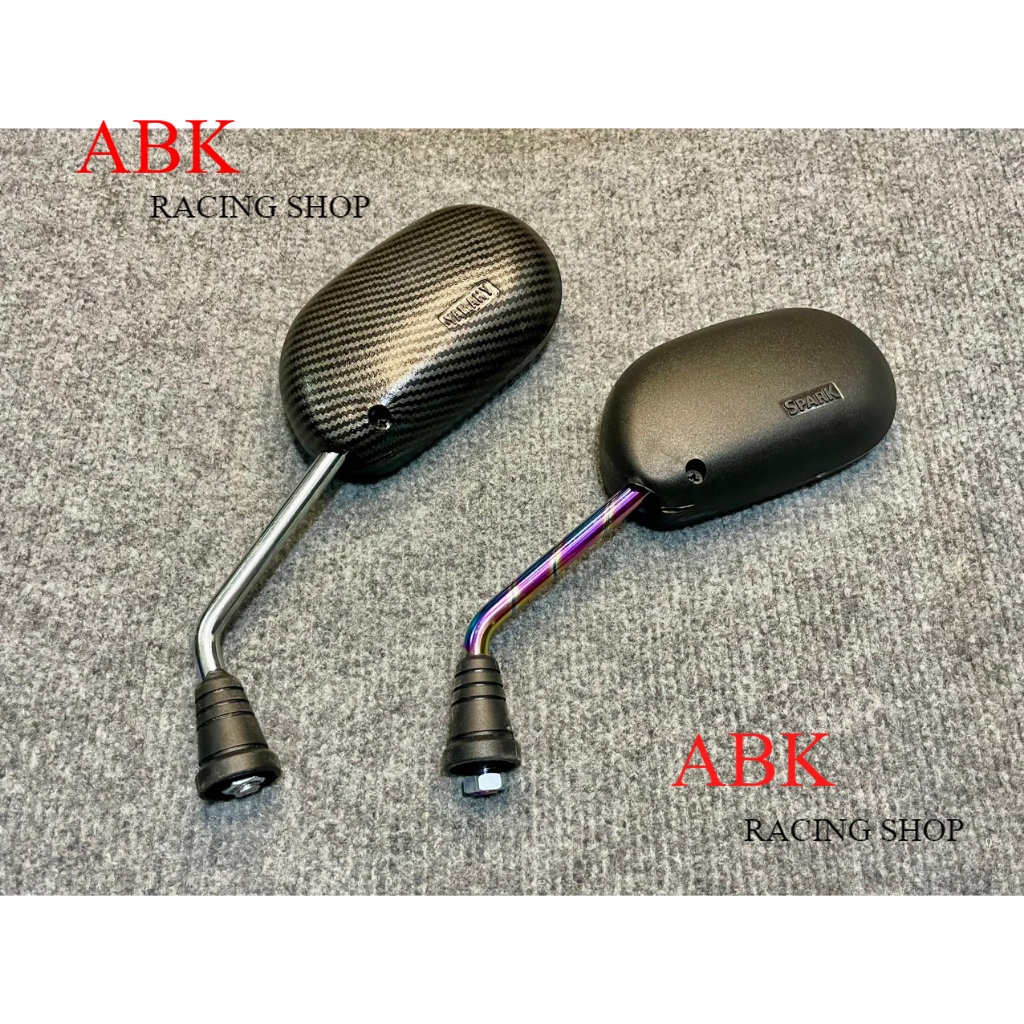 KÍNH SPARK CHÂN TITAN LƯNG CACBON KÍNH TRÁI GẮN XE MÁY