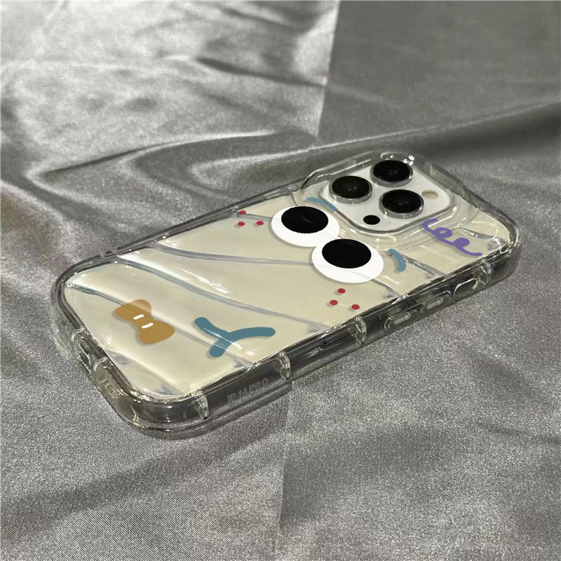 Ốp Điện Thoại Dẻo Trong Suốt Họa Tiết Hoạt Hình Cảm Xúc Dễ Thương Cho iPhone14promaxxr / 7 plus / 11ins8 1312