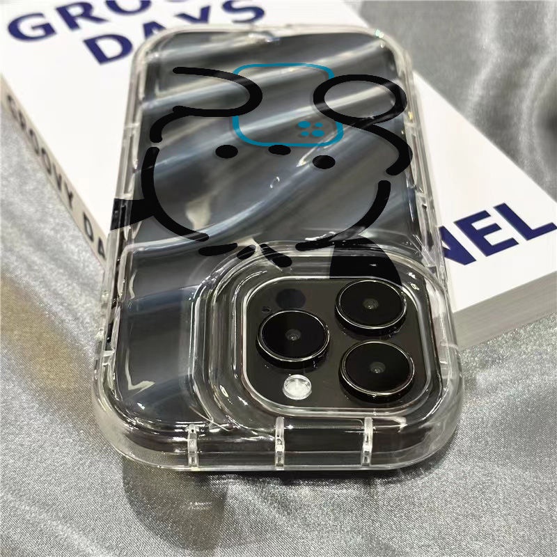 Ốp Điện Thoại Mềm Trong Suốt Họa Tiết Chú Cún Dễ Thương Cho Apple 8plus / 7 sins1312 / xriPhone14promax / Blue 11 Bbw5