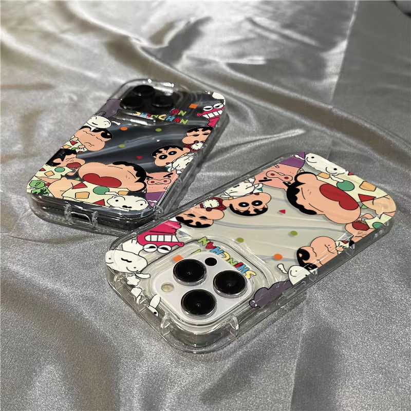 Ốp Điện Thoại Dẻo Trong Suốt Họa Tiết Hoạt Hình Cậu Bé Bút Chì Cho Iphone 7 / 1312 xriPhone14promax /ins / plus 8 11 CA7W