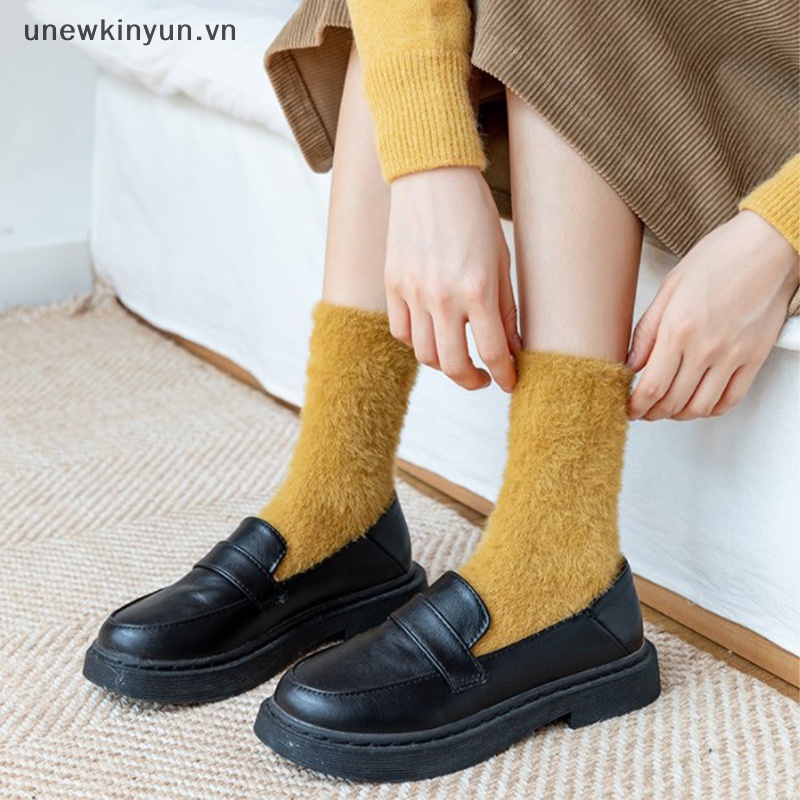 Vớ Nhung San Hô Mềm Mại Co Giãn Giữ Ấm Mùa Đông Cho Nữ