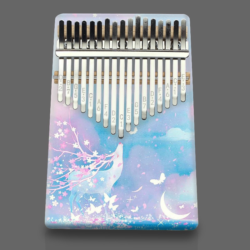 Đàn Kalimba 17 Phím Nhiều Màu Sắc Dành Cho Người Mới Bắt Đầu