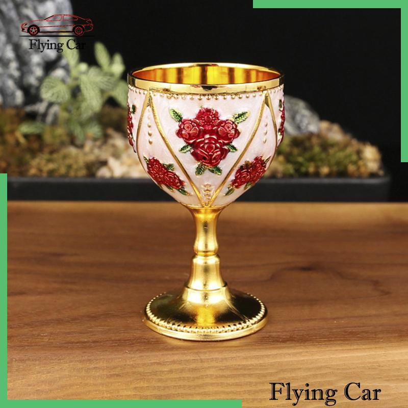 Cốc Uống Nước Mini 30ml Bằng Hợp Kim Phong Cách Châu Âu Cổ Điển