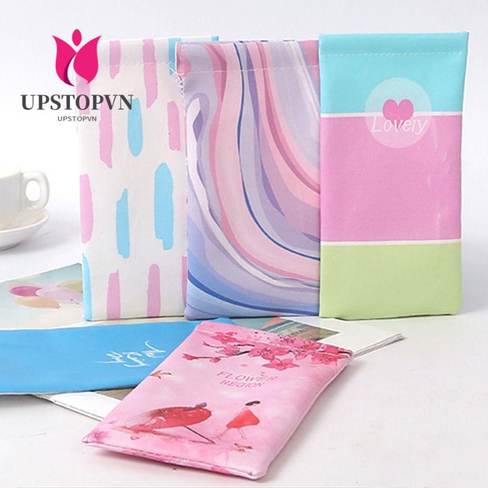 Hộp Đựng Mắt Kính Bằng Da PU Mềm Chống Áp Lực In Họa Tiết Hoa