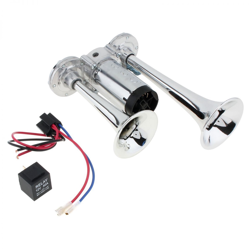 Bộ Kèn Hơi Siêu Lớn 150dB 12V / 24V Cho Xe Hơi / Tàu Thuyền / Xe Tải