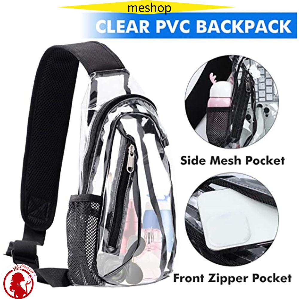 ME Túi Tote Đeo Thắt Lưng Màu Trong Suốt Có Thể Điều Chỉnh Kích Thước