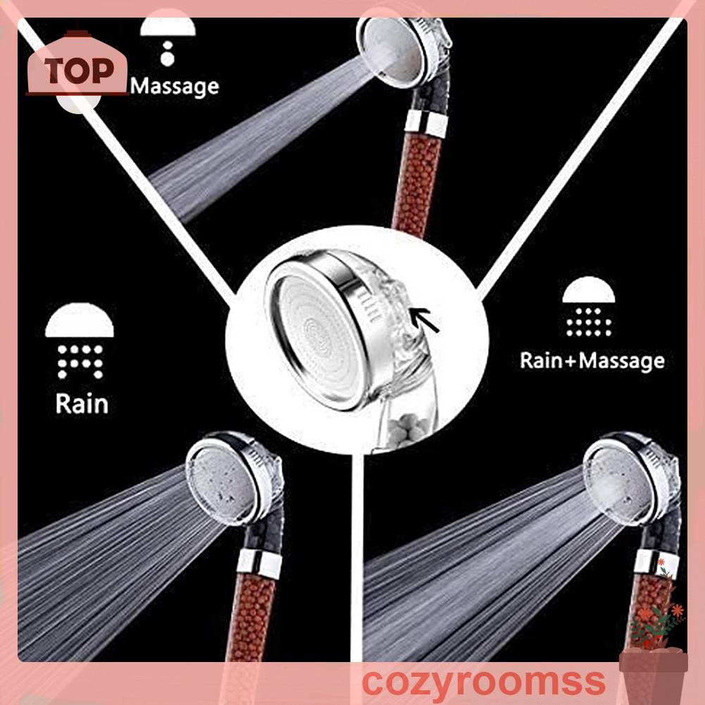 Đầu Vòi Hoa Sen 3 Chế Độ Phun Nước Tiện Dụng