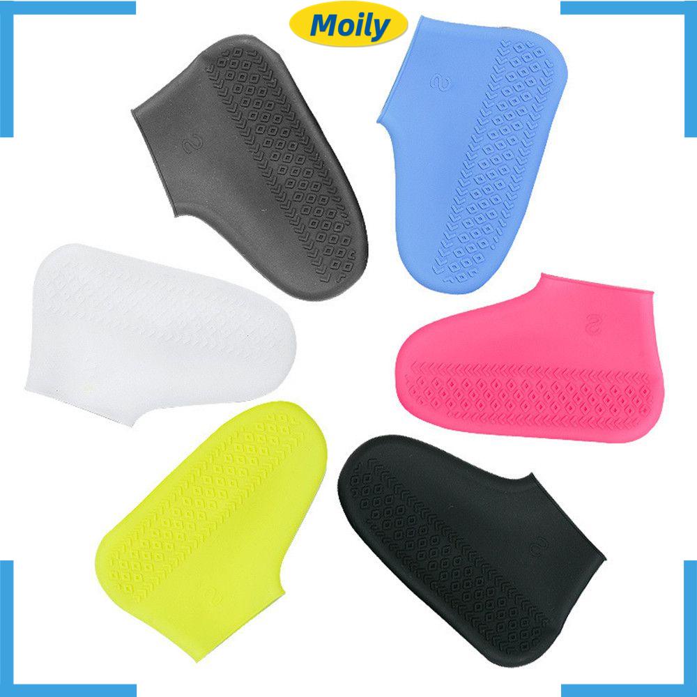 MOILYVN Vỏ Bọc Giày Đi Mưa Co Giãn Chống Trượt Mềm Mại