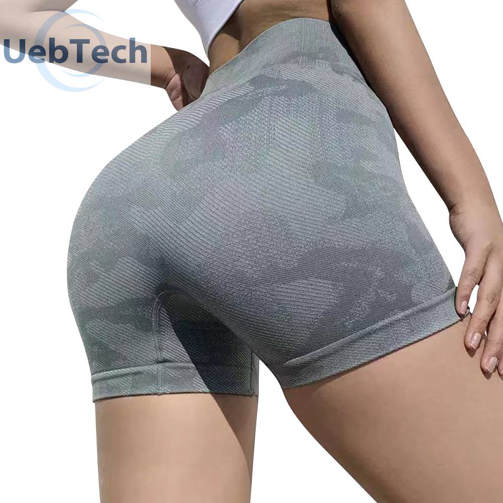 Quần Short Tập Yoga Lưng Cao Chất Liệu Mềm Mại Co Giãn Tốt Thời Trang Cho Nữ