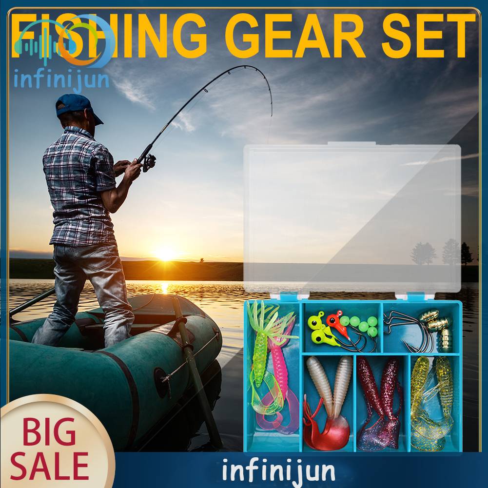 Set 22 Mồi Giả Mềm Câu Cá