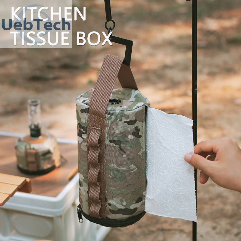 Hộp Đựng Giấy Cuộn Bằng Polyester Tiện Dụng Mang Theo Du Lịch Cắm Trại